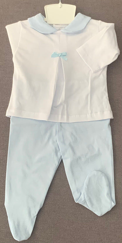 Cotton 2 Piece Set with Bow Detail - MOD5