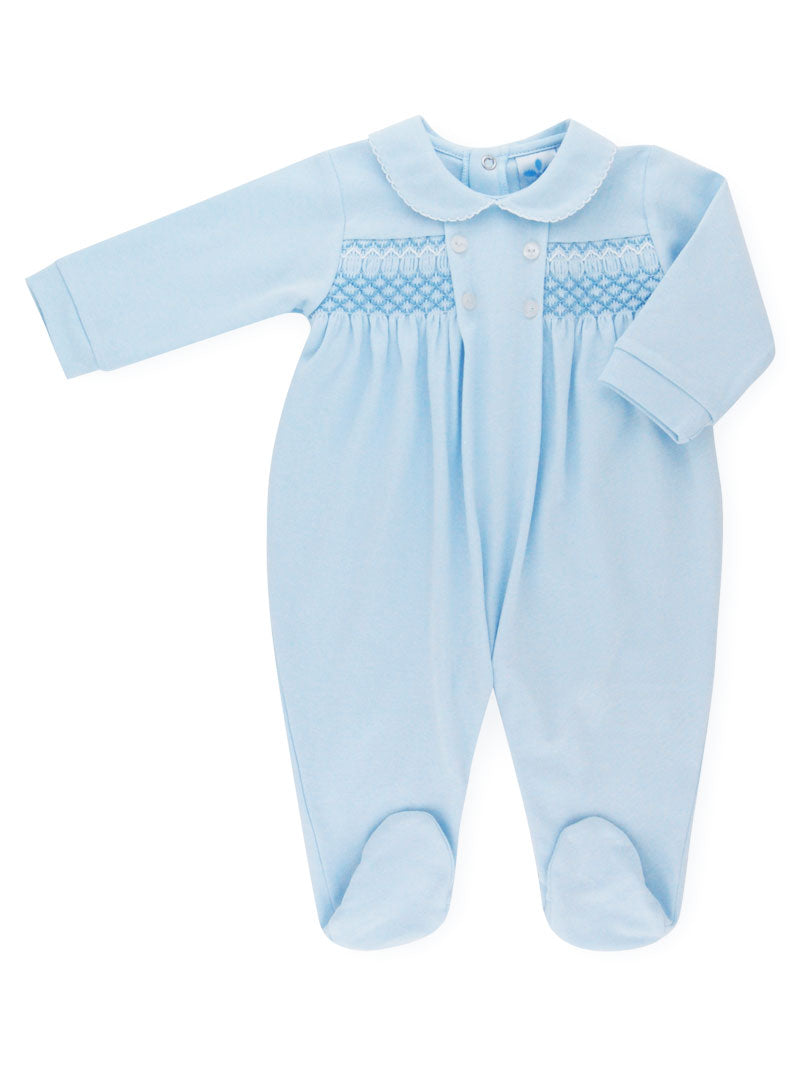 Cotton Smocked Babygrow - 022LA-614