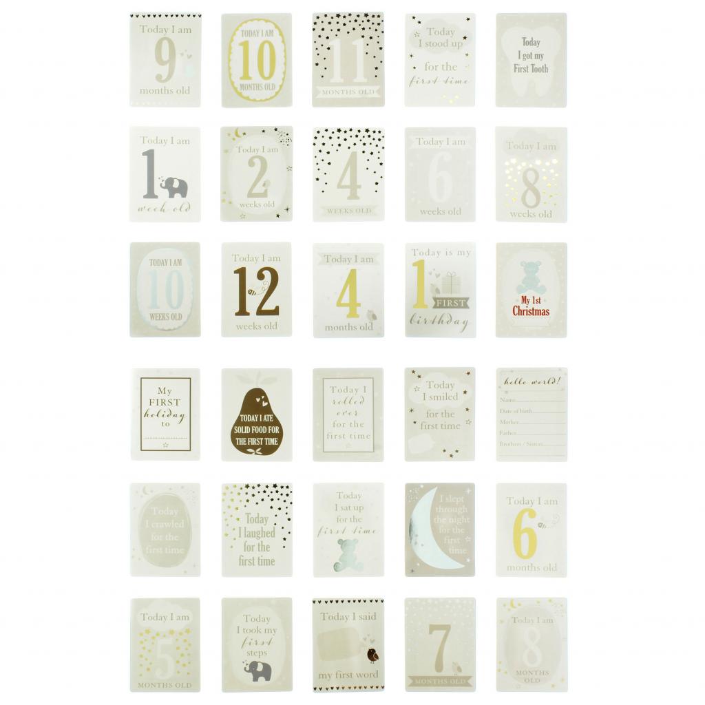 Baby Milestone Cards