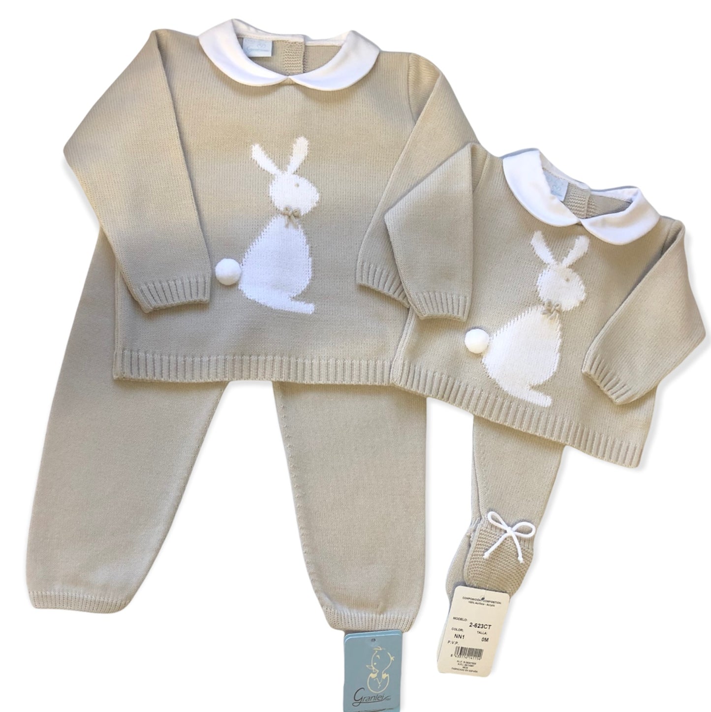 Granlei Bunny Design Fine Knitted Outfits