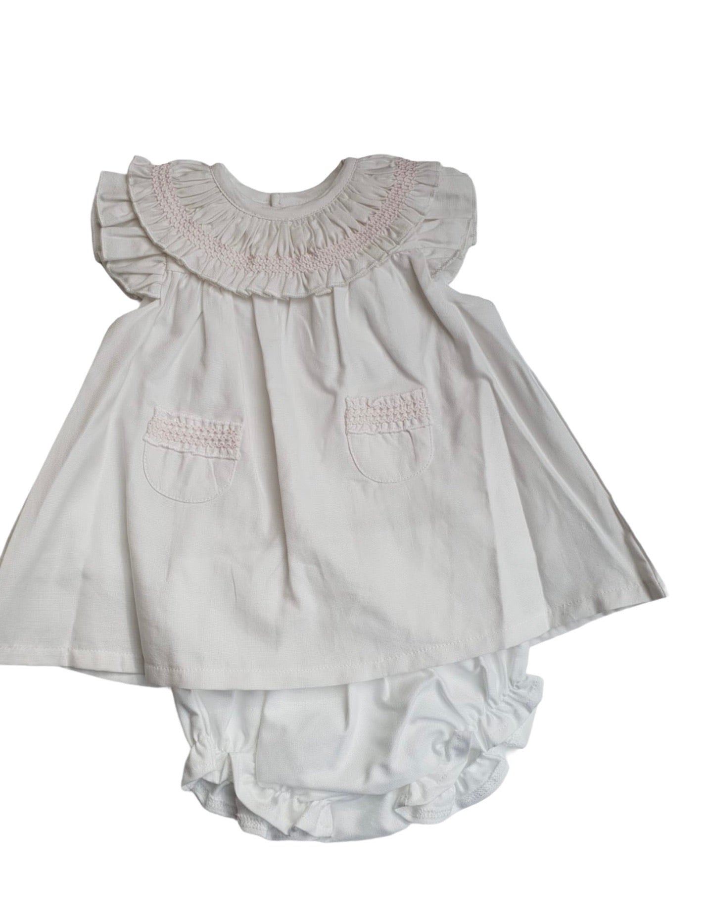 Smocked Dress and Bloomer Set - LSV026