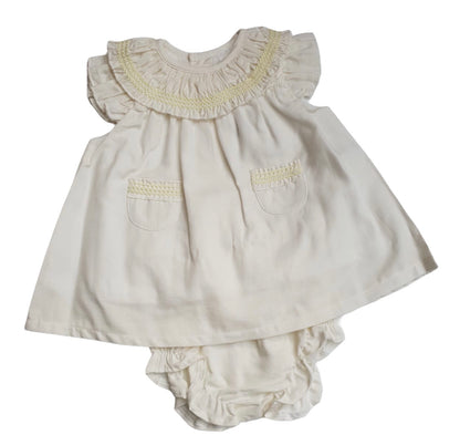 Smocked Dress and Bloomer Set - LSV026